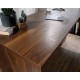 Hampstead Park Grand Walnut L Shape Desk